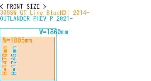 #308SW GT Line BlueHDi 2014- + OUTLANDER PHEV P 2021-